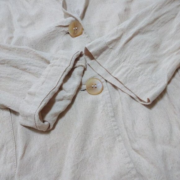 Melose Lightweight Jacket Linen Blend Beige - Picture 4 of 5